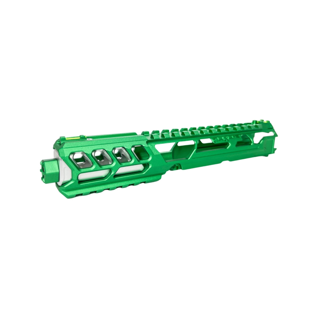 CTM FUKU-2 CNC Upper Set V2 for AAP-01, CUTOUT (Long) - Green / Silver