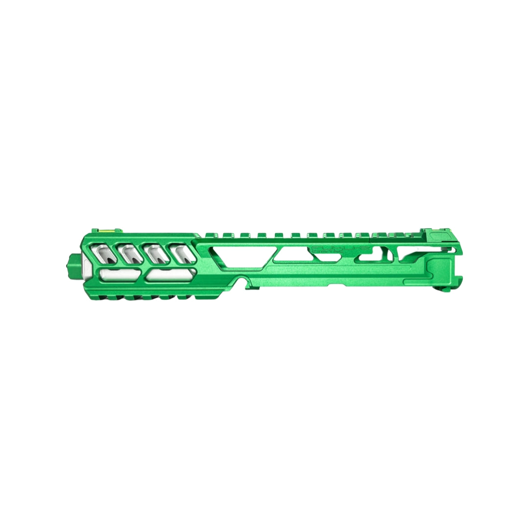 CTM FUKU-2 CNC Upper Set V2 for AAP-01, CUTOUT (Long) - Green / Silver