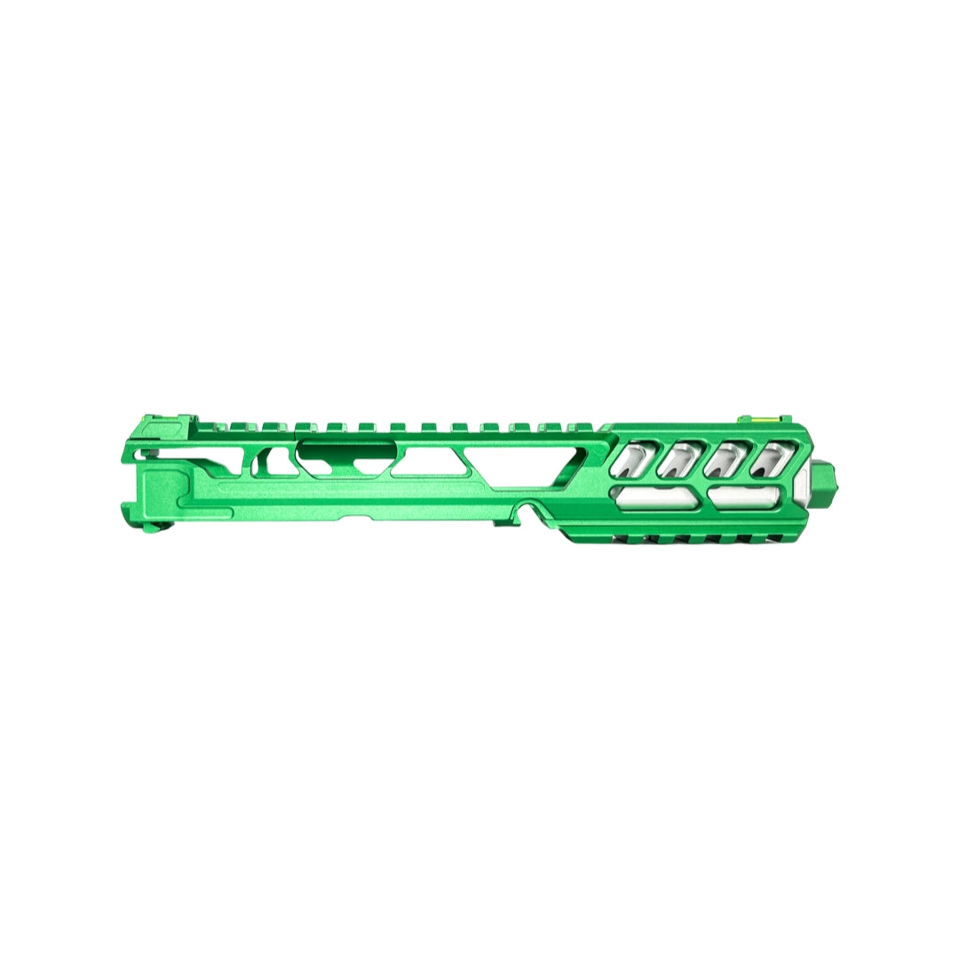 CTM FUKU-2 CNC Upper Set V2 for AAP-01, CUTOUT (Long) - Green / Silver