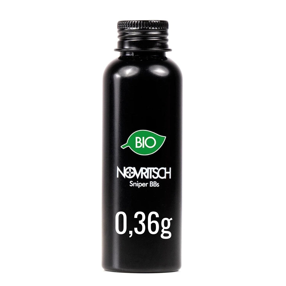 Novritsch SNIPER BBs Premium BIO Pellets 0.36g, 530 BBs - White