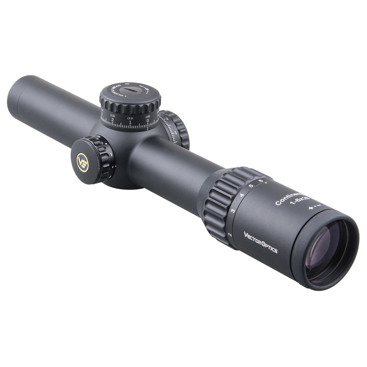 VO CONTINENTAL X6 1-6x28 FFP LPVO Riflescope - Black