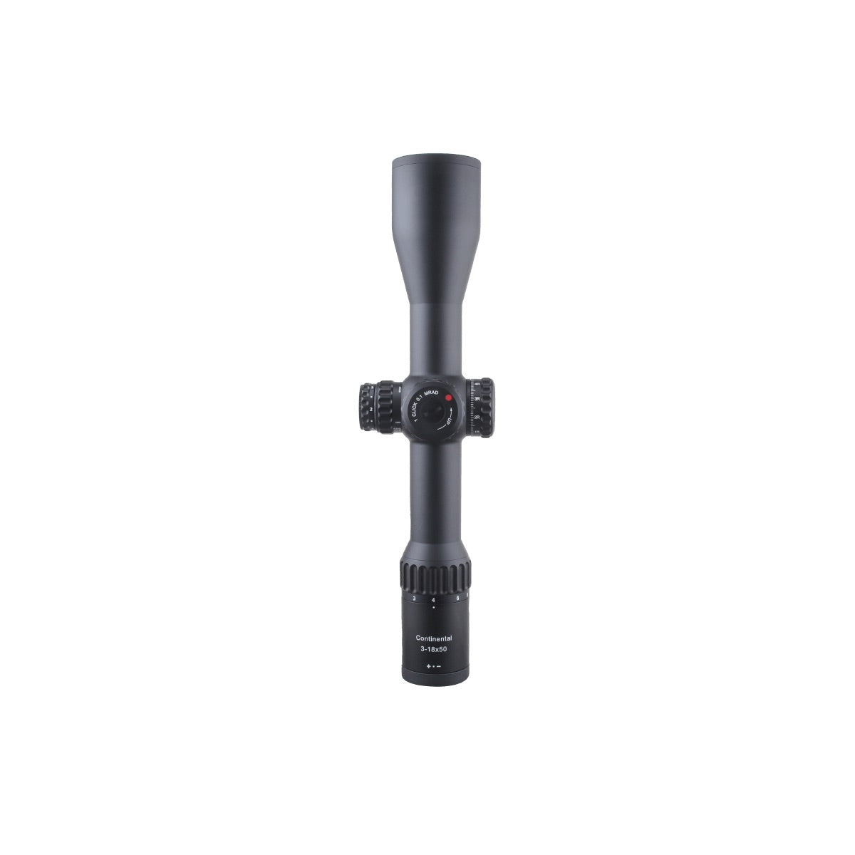 VO CONTINENTAL X6 3-18x50 FFP Riflescope - Black