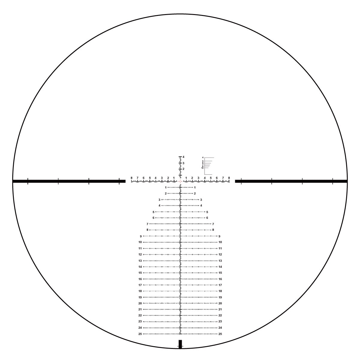 VO CONTINENTAL X6 3-18x50 FFP Riflescope - Black