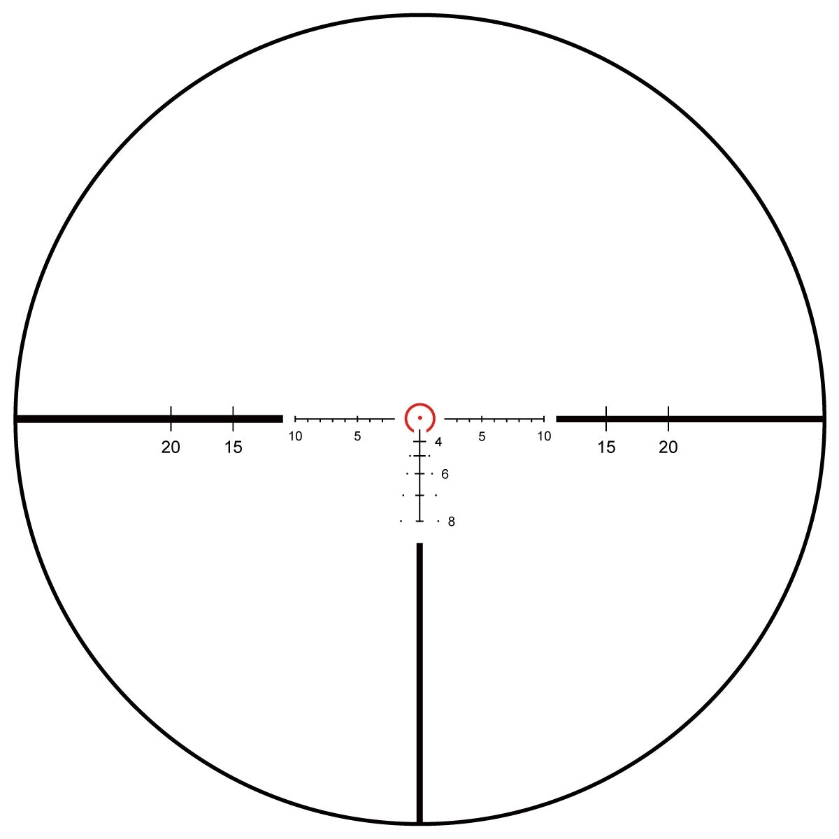 VO CONTINENTAL X8 1-8×24 ED TACTICAL SFP LPVO Riflescope – Black