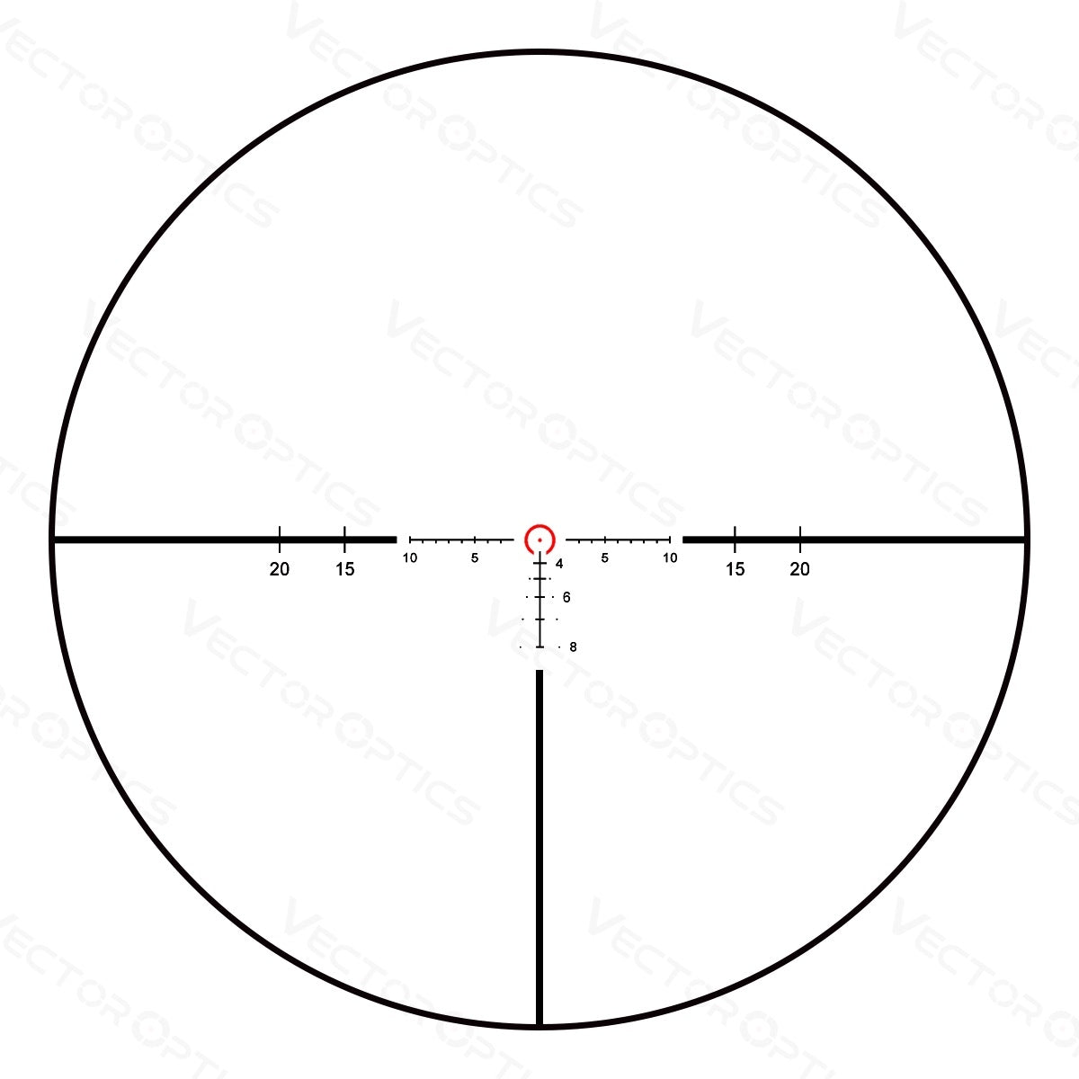 VO CONTINENTAL X6 1-6x24 SFP LPVO Riflescope - Black