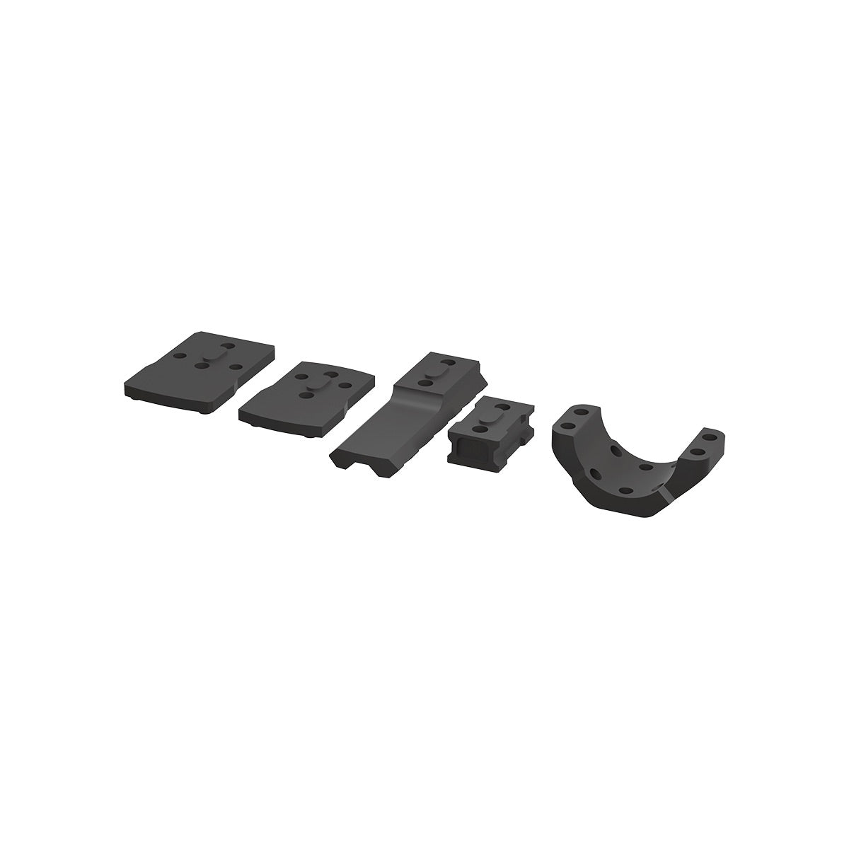 VO 30mm X-ACCU Mount Assembly Kit (4 Screws Ring) - Black