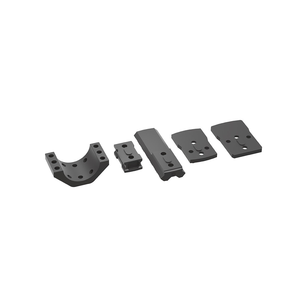 VO 30mm X-ACCU Mount Assembly Kit (6 Screws Ring) - Black