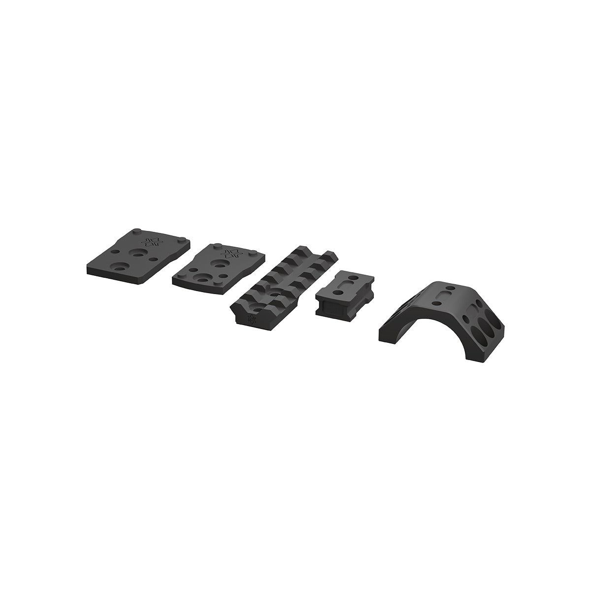 VO 30mm X-ACCU Mount Assembly Kit (6 Screws Ring) - Black