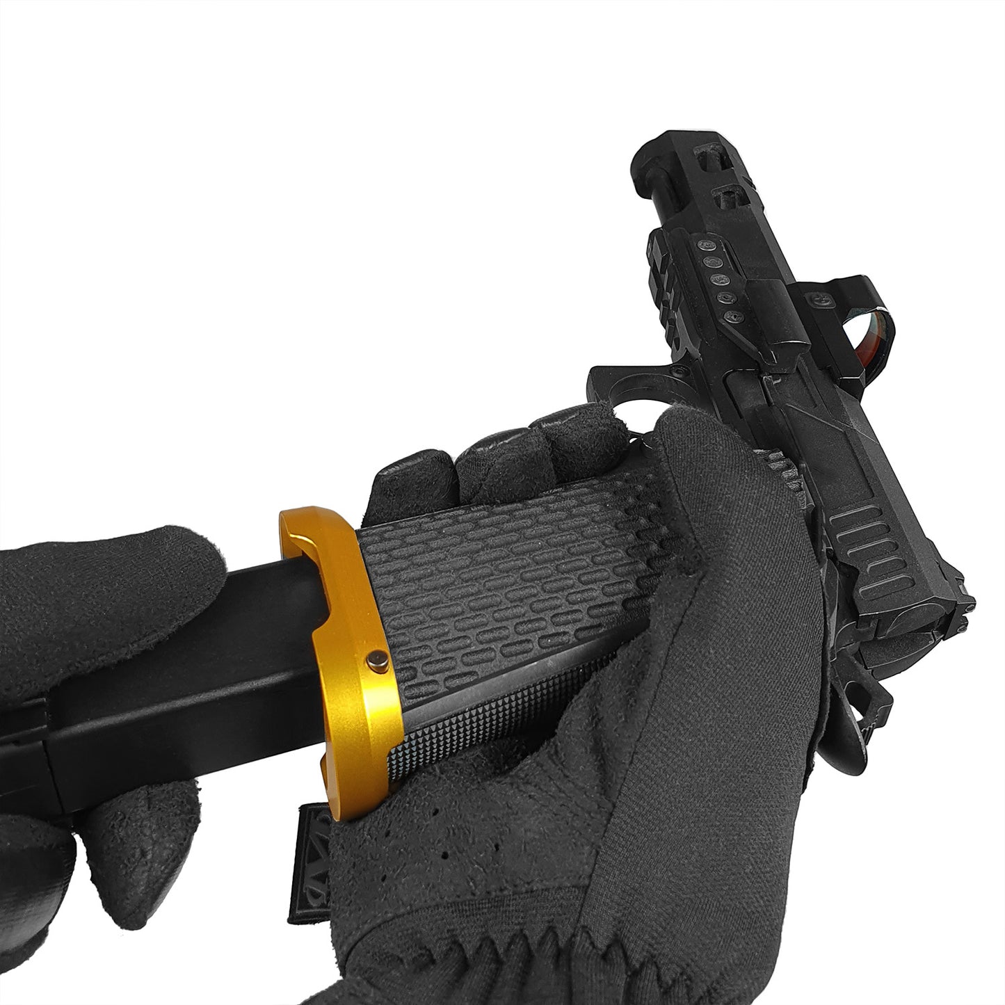 Novritsch SSP1 / SSP5 Enlarged CNC Magwell - Gold