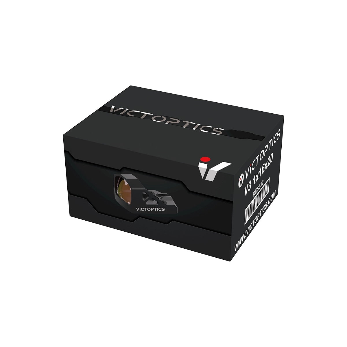 VictOptics V3 1x16x20 MAG™ Red Dot Sight - Black