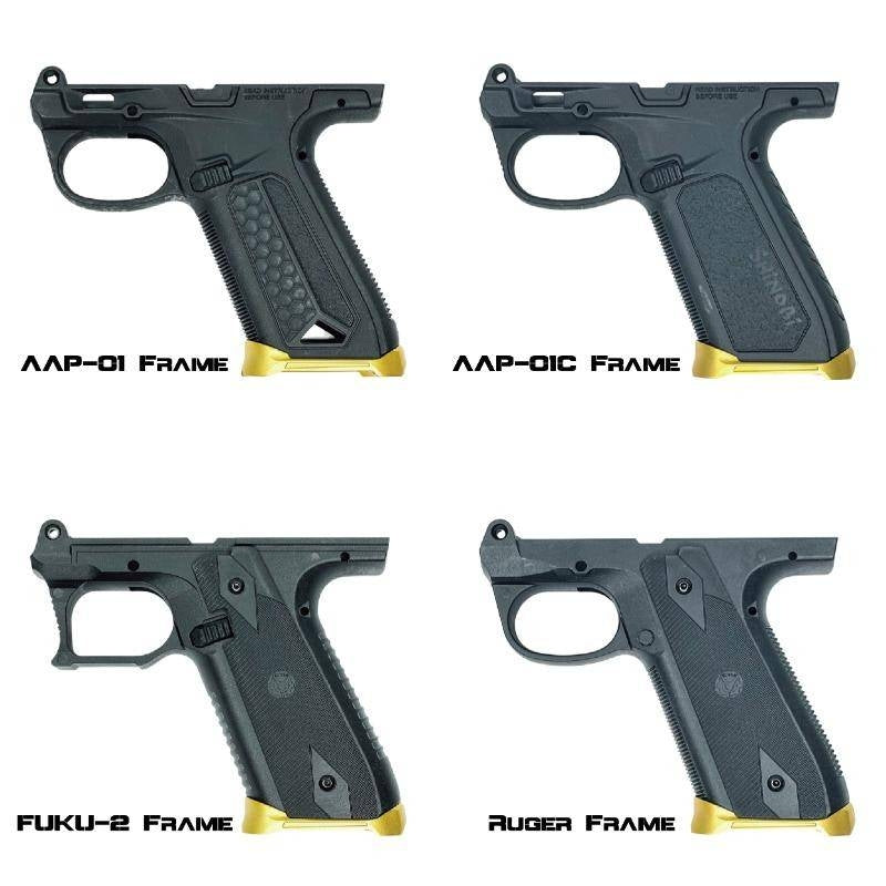 CTM AAP-01 CNC Magwell - Electroplated Chameleon