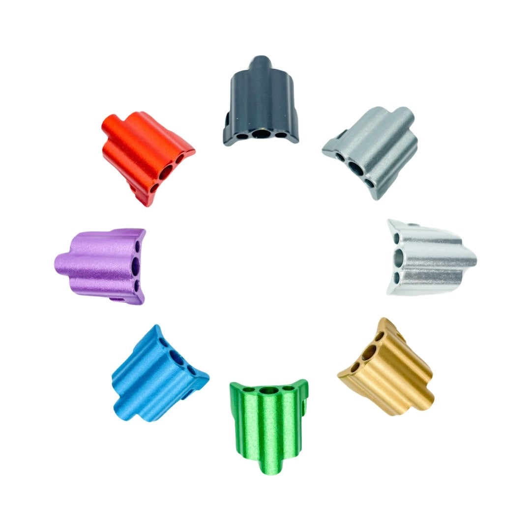 CTM CNC Aluminum Nozzle Block for AAP-01 - Purple
