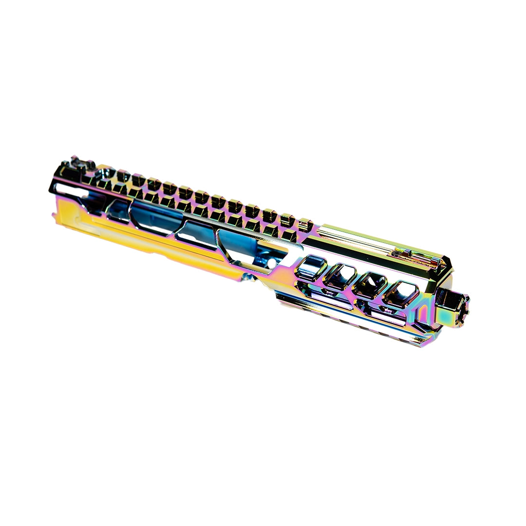 CTM FUKU-2 CNC Upper Set V2 for AAP-01, CUTOUT (Long) - Electroplated Chameleon