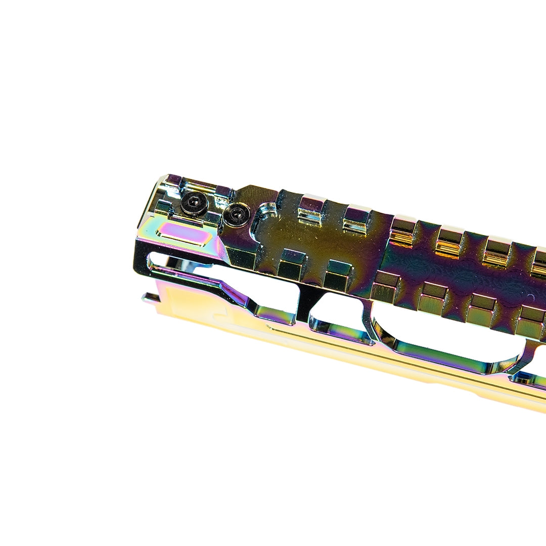 CTM FUKU-2 CNC Upper Set V2 for AAP-01, CUTOUT (Long) - Electroplated Chameleon