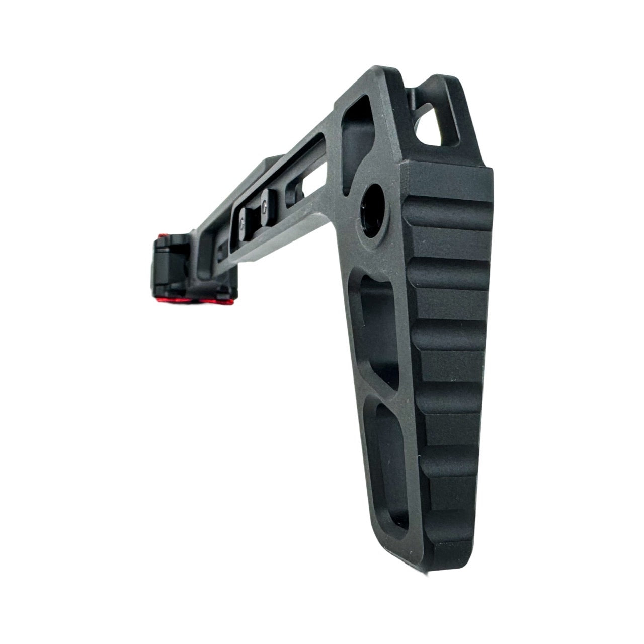 CTM CNC TwinFold Adjustable RIS Rail Stock - Black