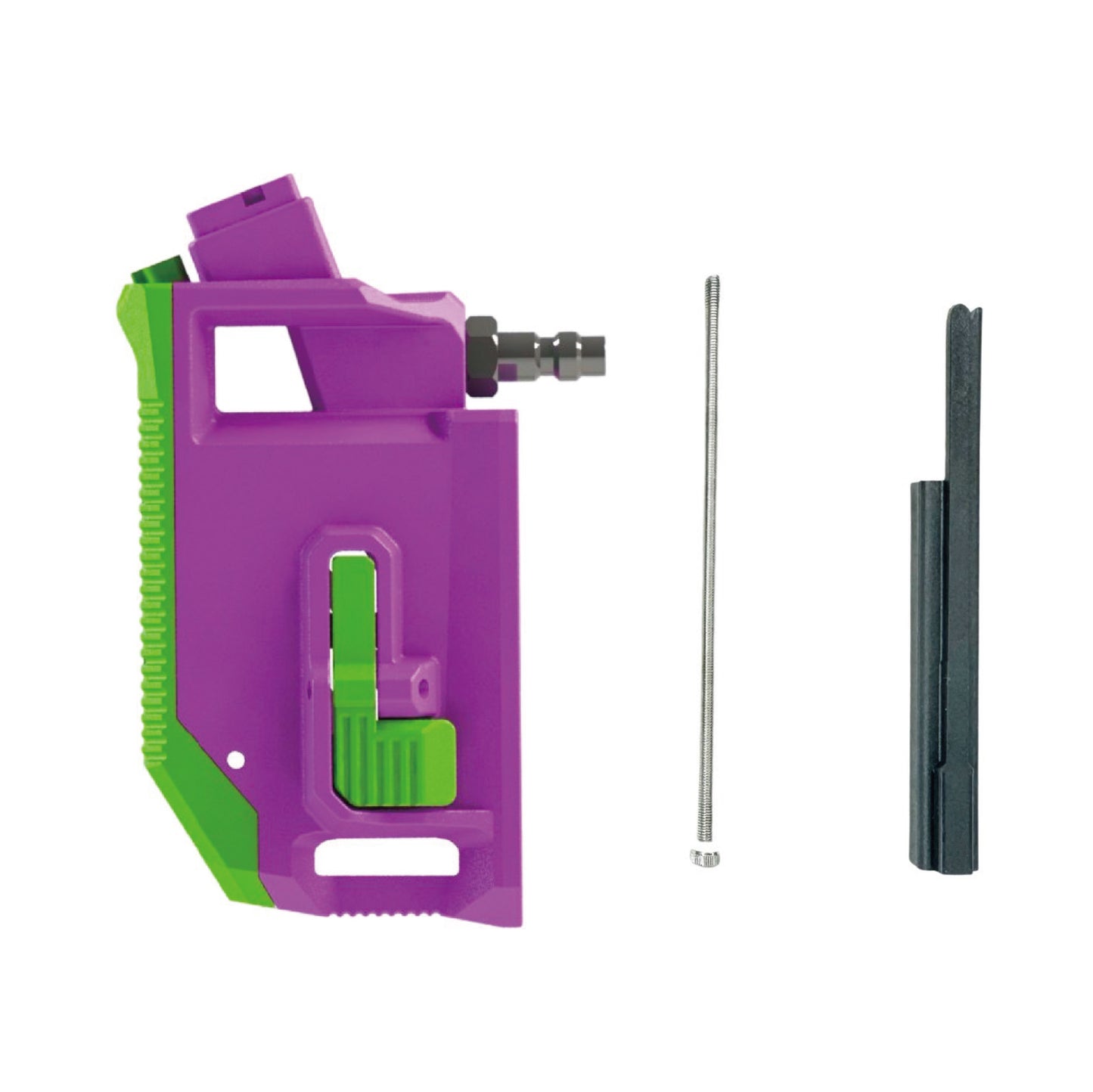 CTM AAP-01 / G-Series 90° HPA Adapter for AEG M4 Mag - Violet / Green