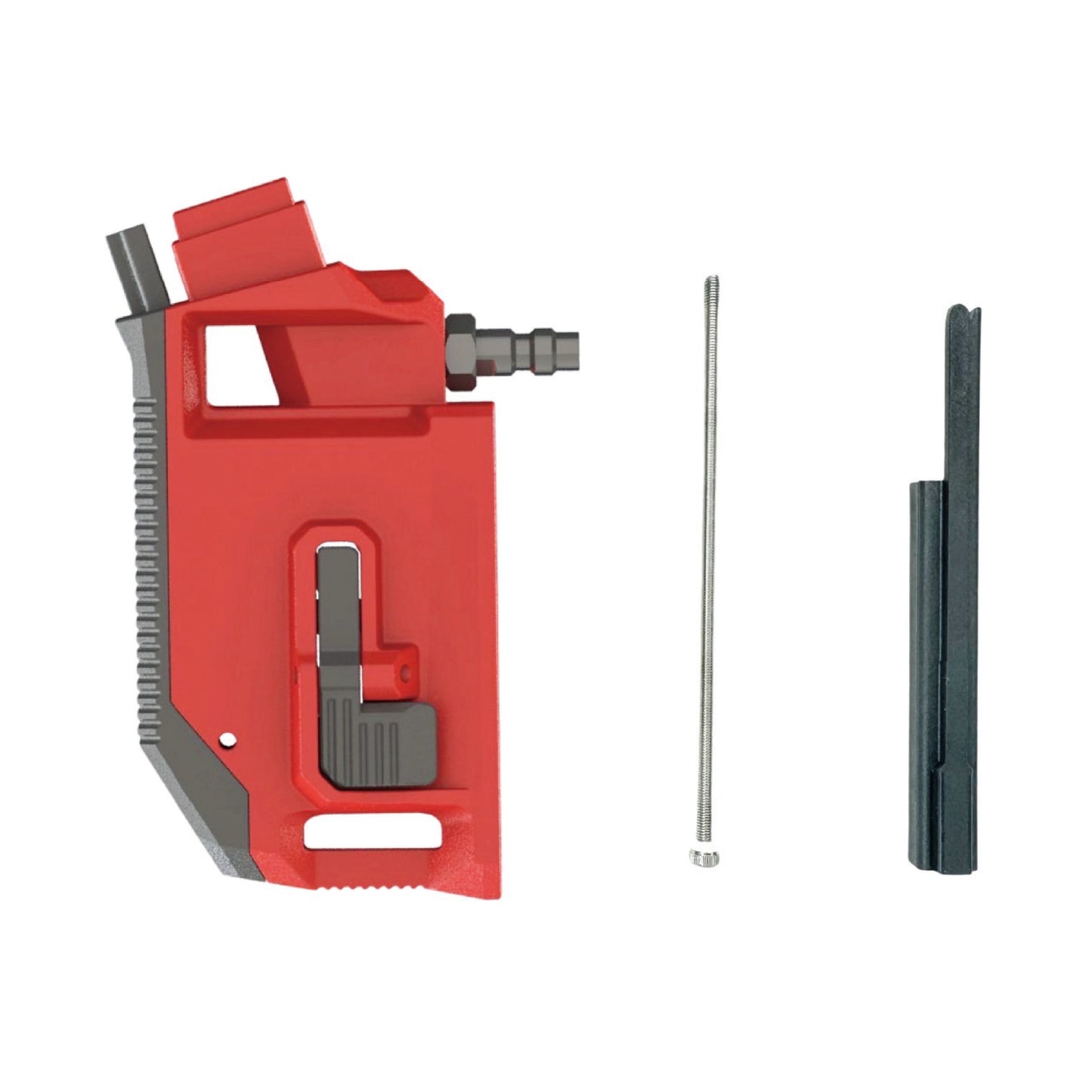 CTM Hi-Capa HPA M4 AEG Magazine 90° Angled Adapter - Red / Black