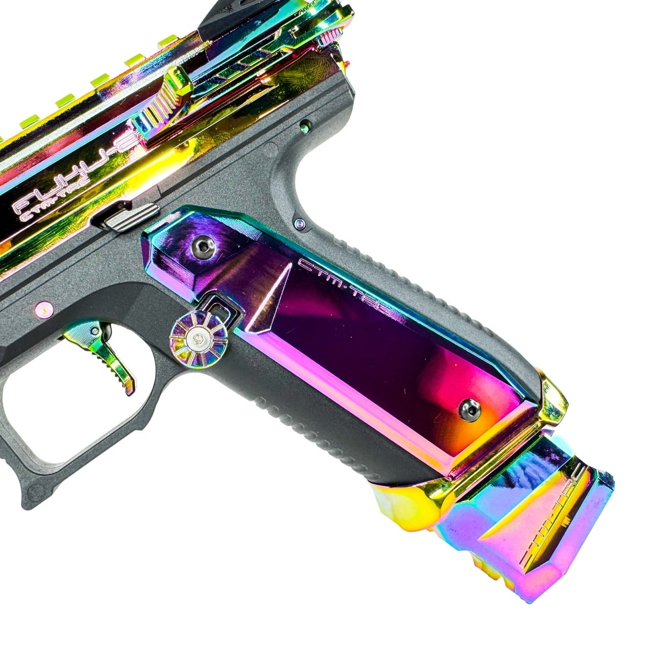 CTM AAP-01 FUKU-2 Frame CNC Aero Side Panel, Type B - Electroplated Chameleon