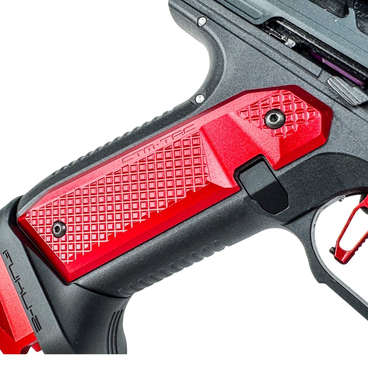 CTM AAP-01 FUKU-2 Frame CNC Aero Side Panel, Type A - Red