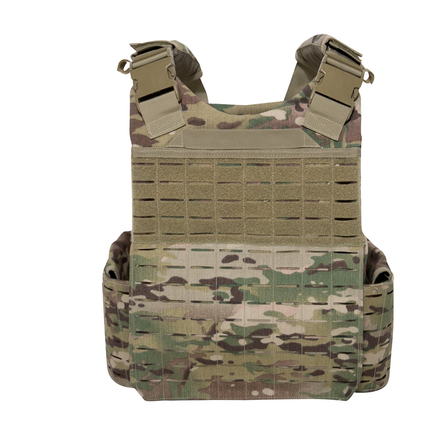 ROTHCO Plate Carrier Laser-Cut MOLLE VEST (M/XL) - MultiCam®