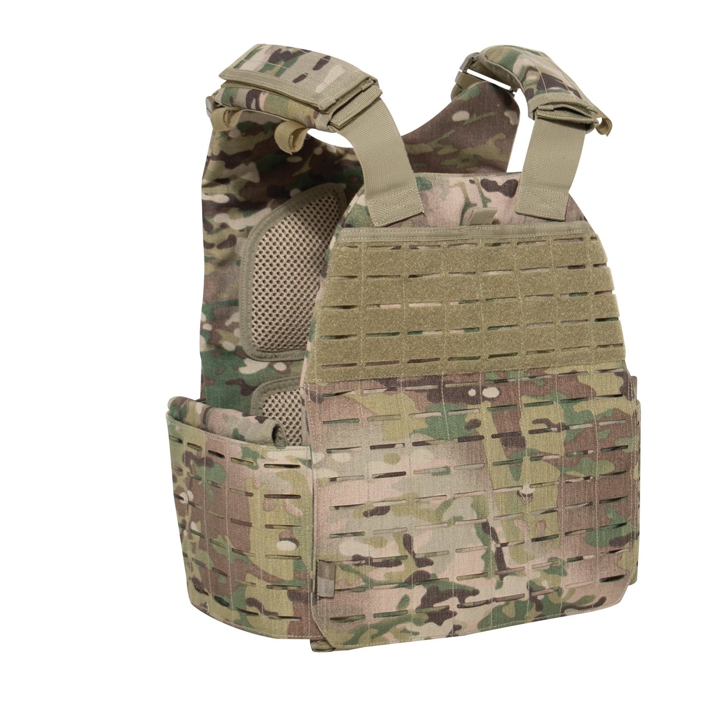 ROTHCO Plate Carrier Laser-Cut MOLLE VEST (M/XL) - MultiCam®