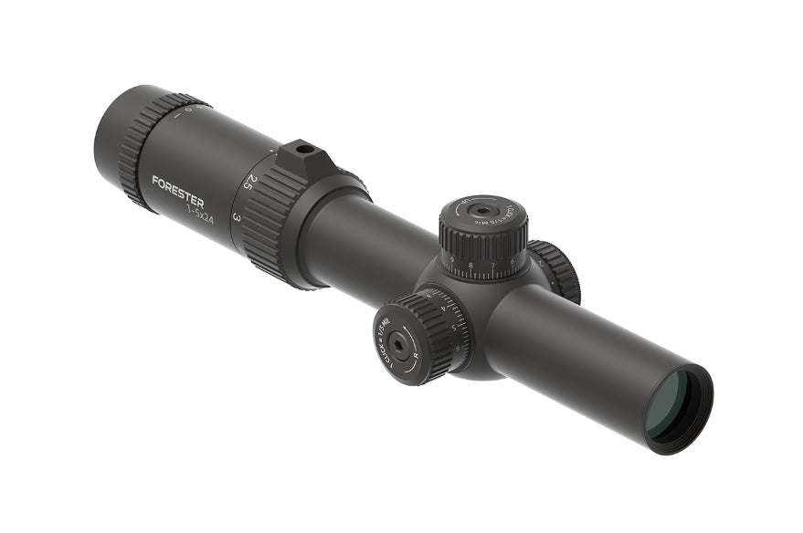 VO LPVO Riflescope FORESTER 1-5x24 SFP Fiber - Black