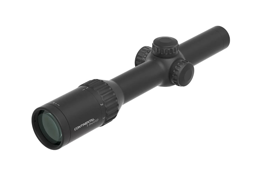VO CONTINENTAL X8 1–8×24 ED Fiber SFP LPVO Riflescope – Black