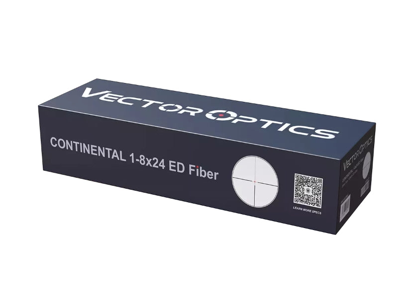 VO CONTINENTAL X8 1–8×24 ED Fiber SFP LPVO Riflescope – Black