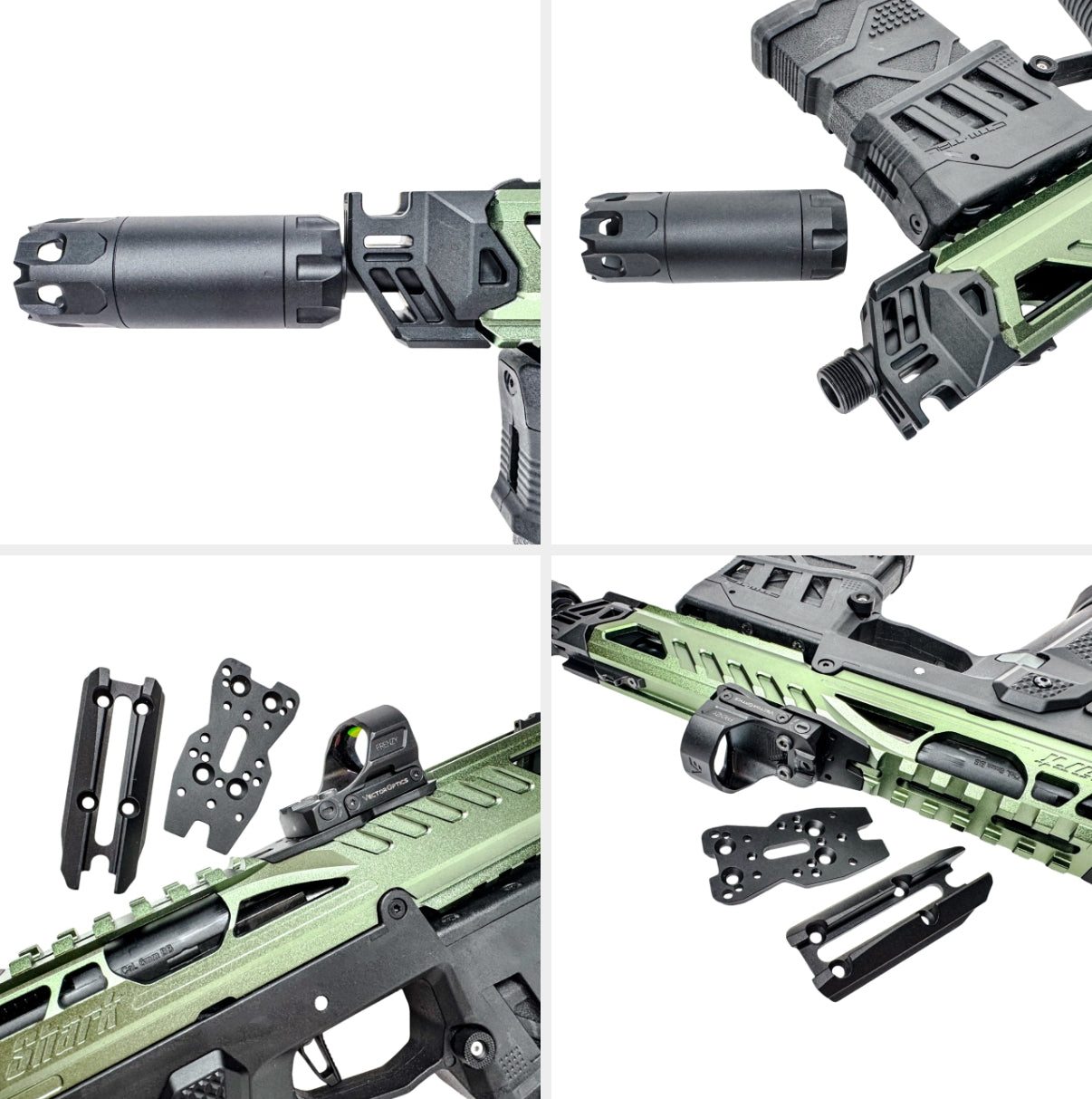 CTM AAP-01 FUKU-2 SHARK Cutout CNC Upper Set - Black