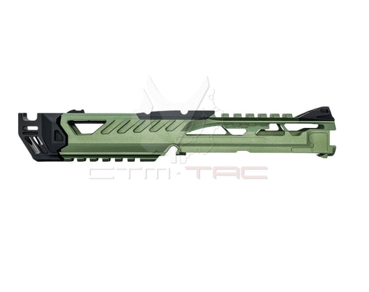 CTM AAP-01 FUKU-2 SHARK Cutout CNC Upper Set - Army Green