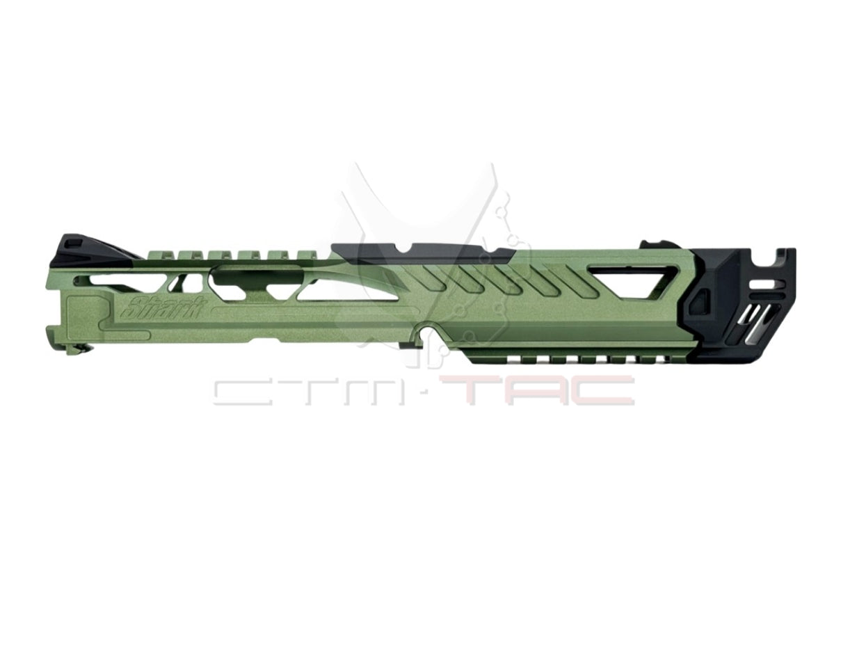 CTM AAP-01 FUKU-2 SHARK Cutout CNC Upper Set - Army Green