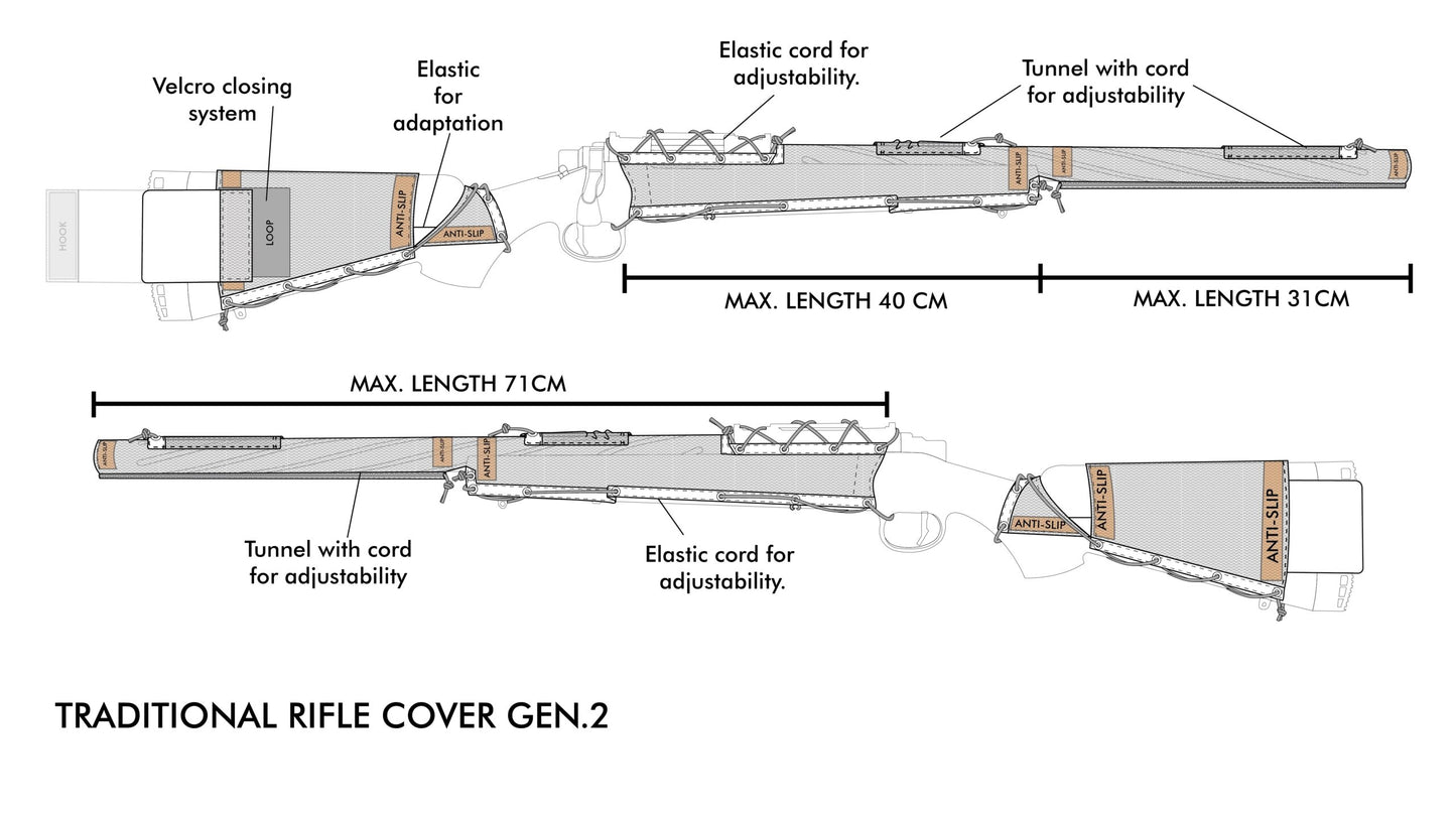 Novritsch VSR / M24 Rifle 3D Camouflage Cover - ACP