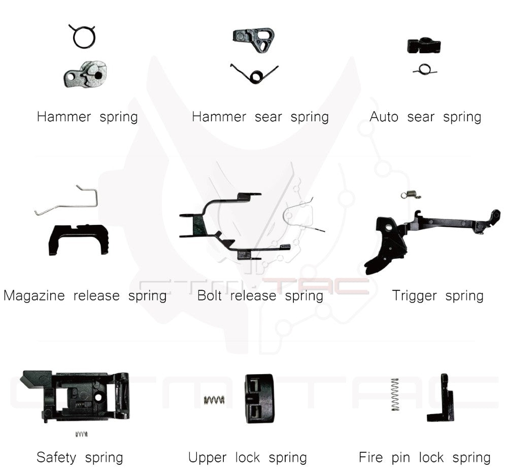 CTM Spare Spring Set for AAP-01 (9 Pcs)