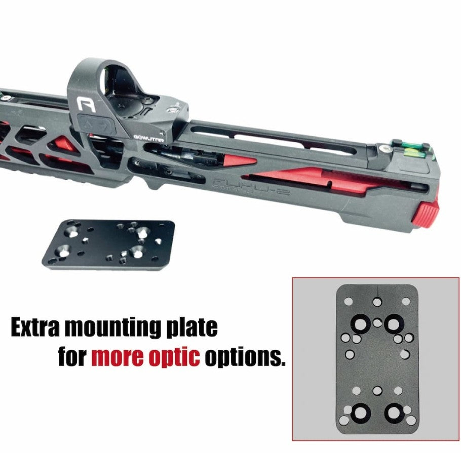 CTM FUKU-2 Skeleton CNC Upper Set for AAP-01 - Black / Red