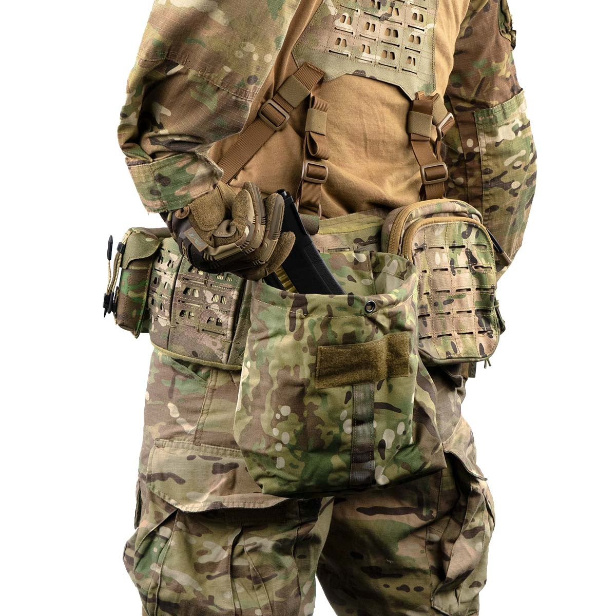 Novritsch Self-Opening Dump Pouch - Everglade