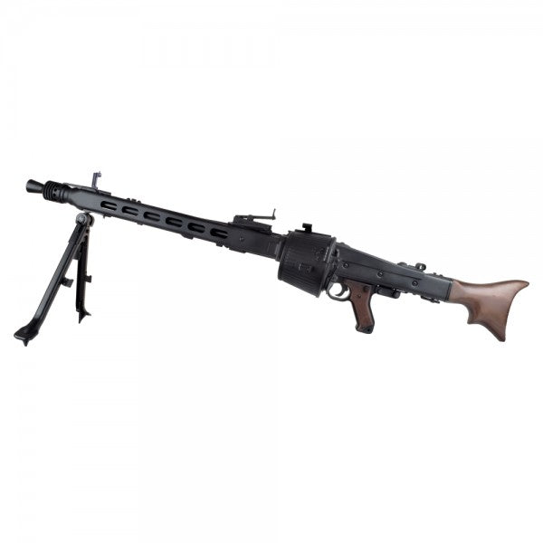 AGM FUCILE ELETTRICO ASG MITRAGLIATRICE TEDESCA WW2 MG42 FULL METAL NERA (MG42)