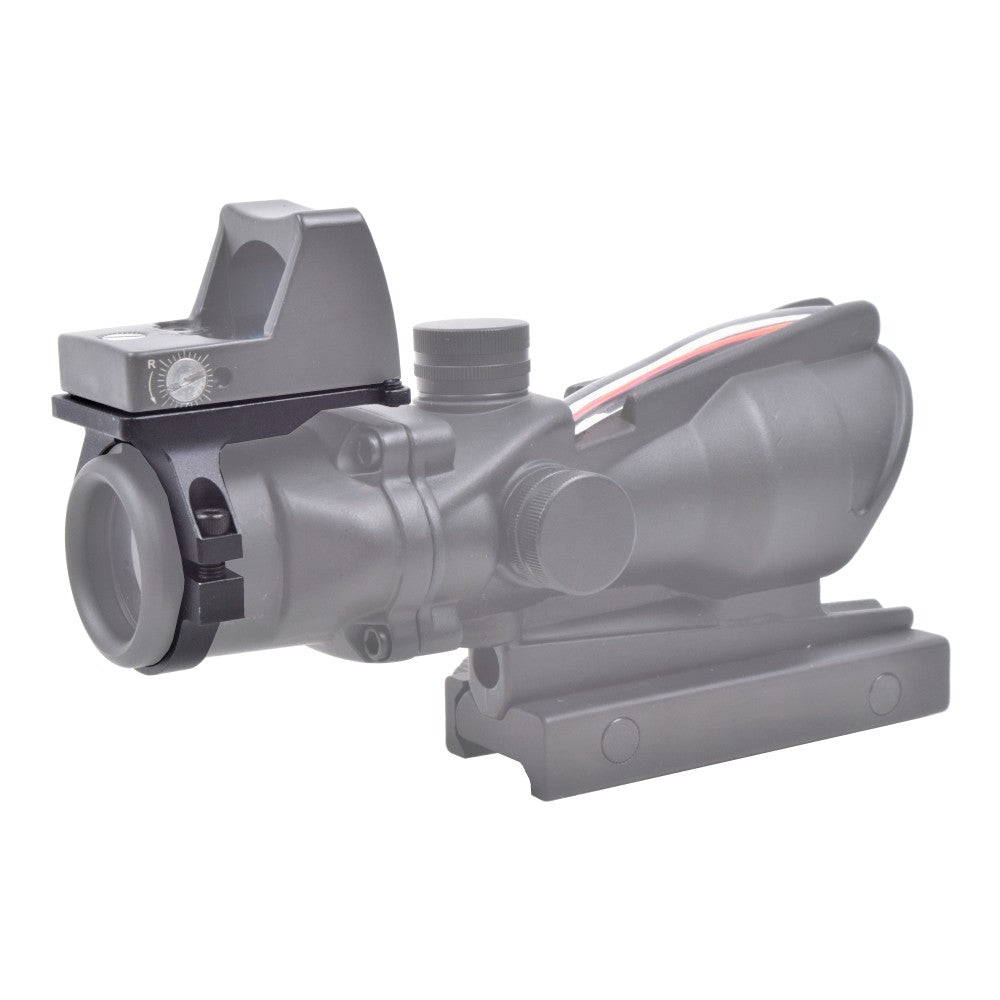 AIM-O ATTACCO PER MINI RED DOT SU OTTICA COMPATTA TIPO ACOG NERO (AO1793-B)