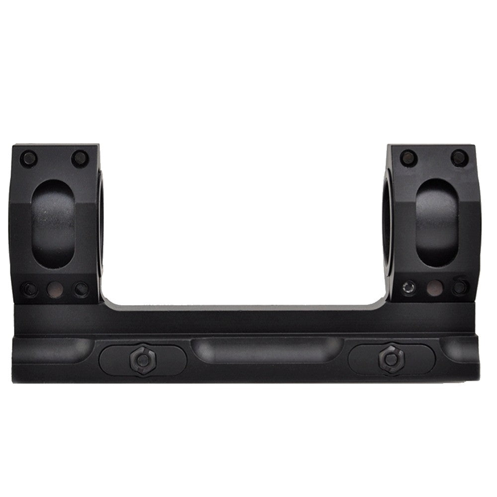 AIM-O ATTACCO MONOBLOCCO DOPPIO ANELLO PER OTTICHE DIAMETRO 30mm / 1" NERO (AO9012-B)