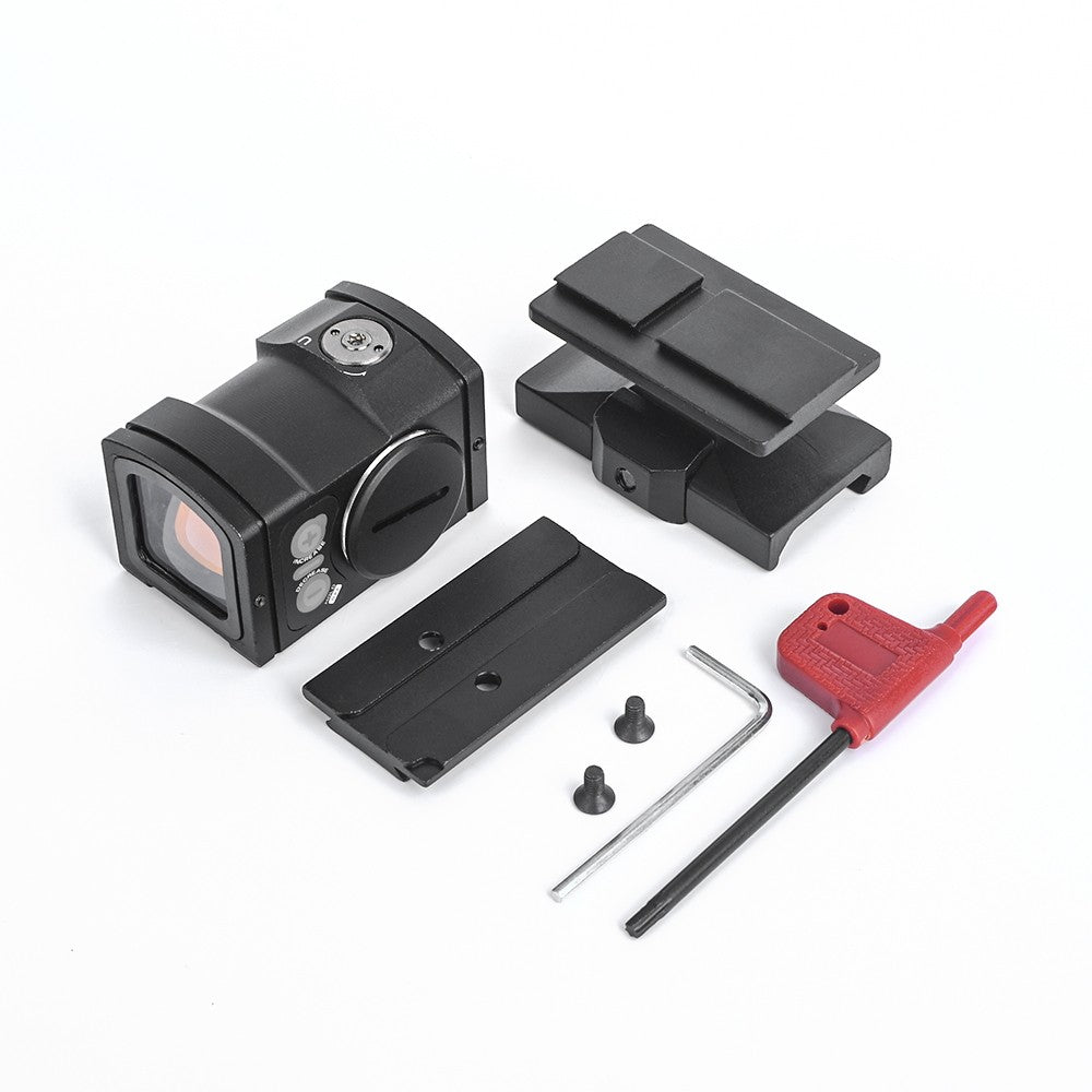 AIM-O MINI RED DOT REFLEX CON RIALZO NERO (AO6011-B)