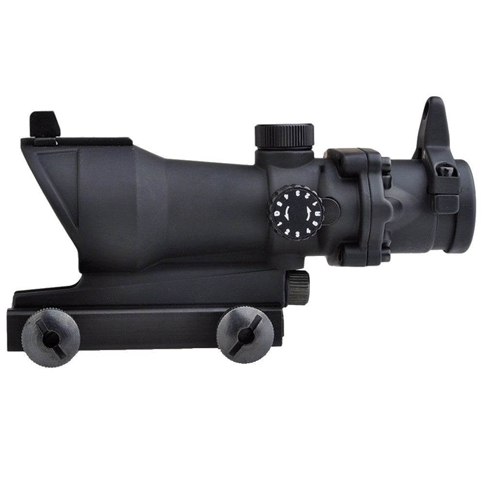 AIM-O OTTICA TIPO ACOG ILLUMINATA ZOOM 4X LENTE 32mm NERA (AO5318-B)