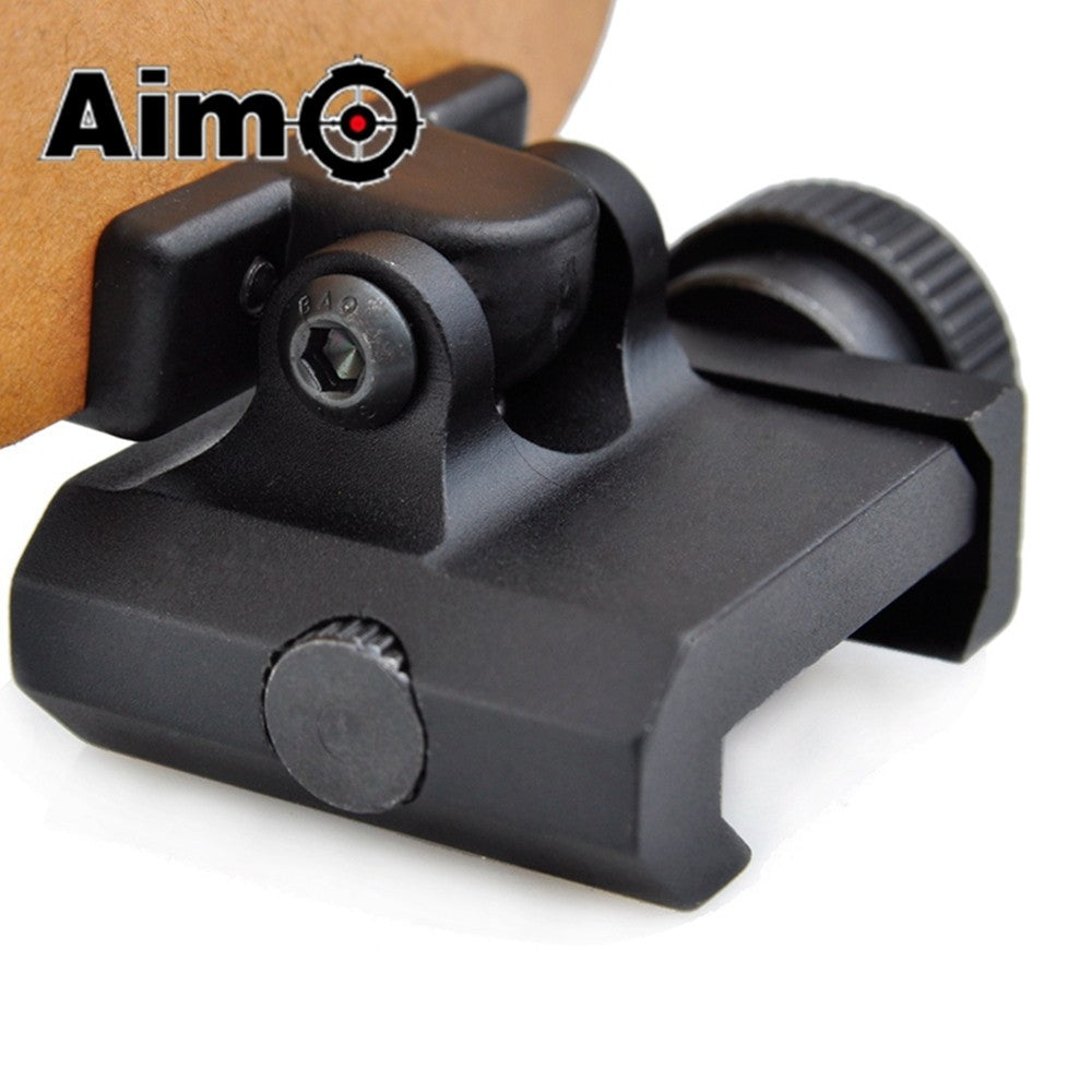 AIM-O PROTEZIONE UNIVERSALE LENTE FLIP-UP PER RED DOT NERO (AO7007-B)