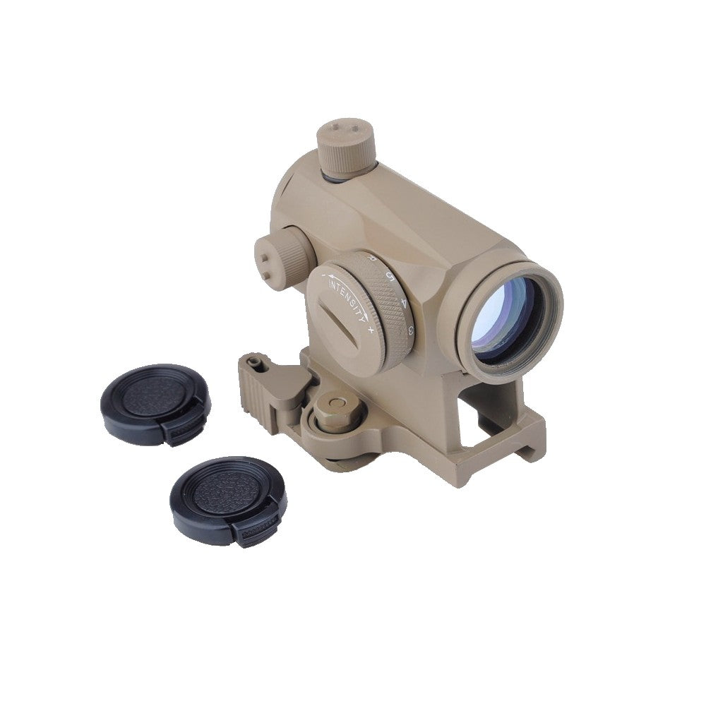 AIM-O RED DOT MICRO T1 CON ATTACCO QD CON RIALZO TAN DARK EARTH (AO5014-T)