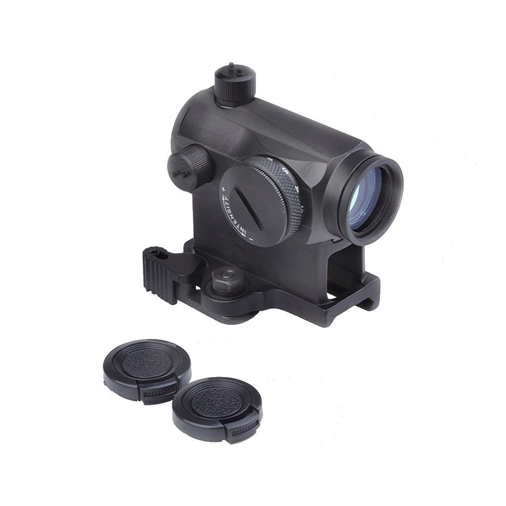 AIM-O RED DOT MICRO T1  CON ATTACCO QD CON RIALZO NERO (AO5014-B)
