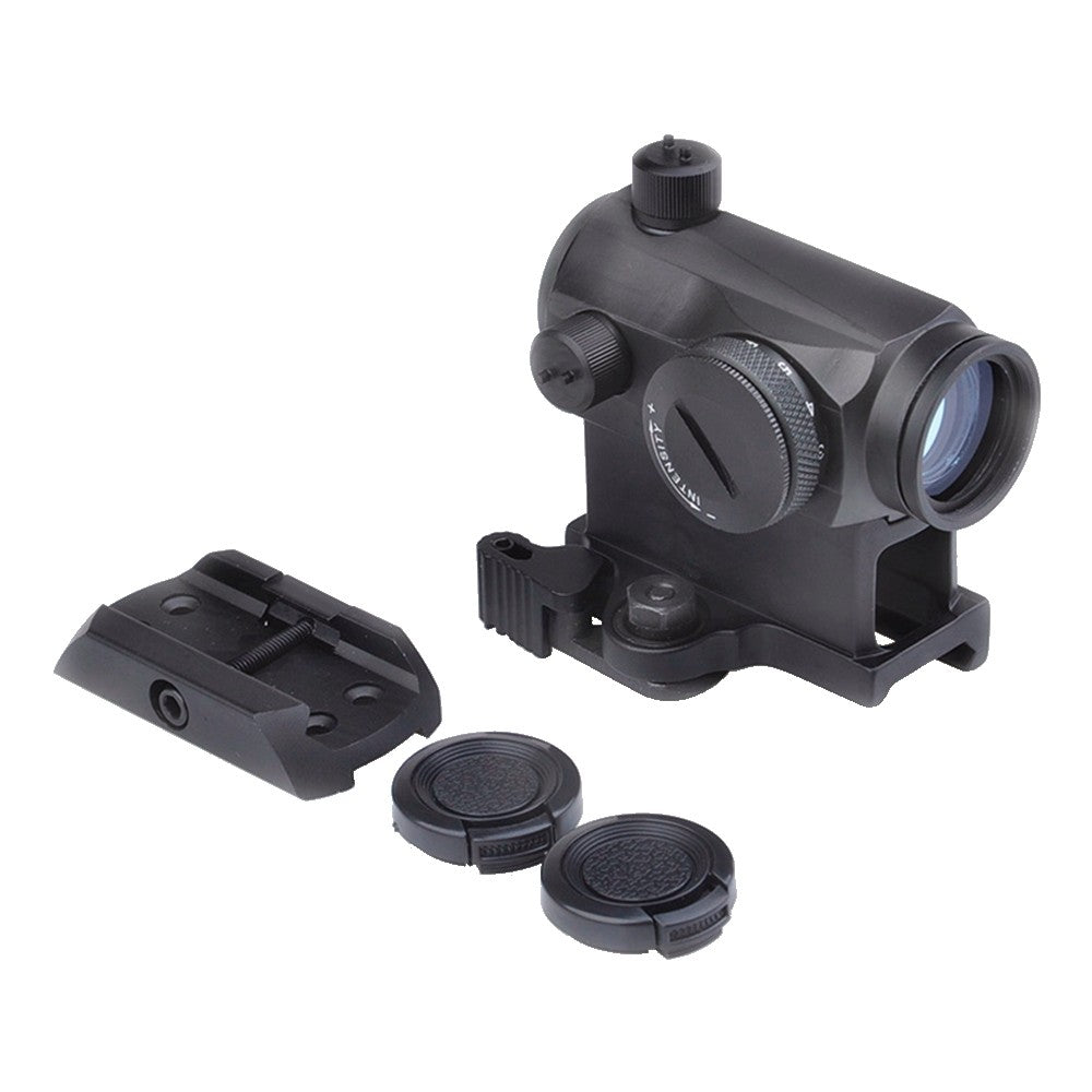 AIM-O RED DOT MICRO T2 CON DOPPIO ATTACCO NERO (AO5029-B)