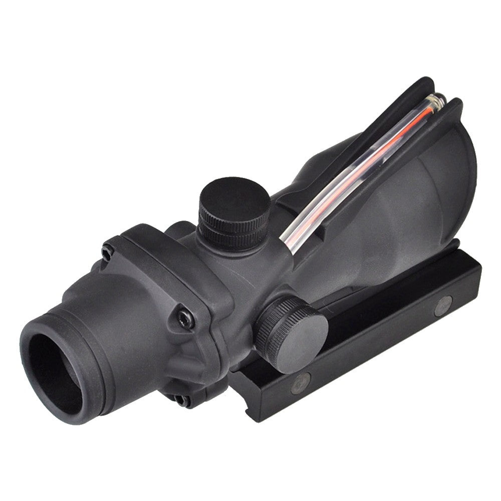 AIM-O RED DOT FIBRA OTTICA NERO (AO1001-B)