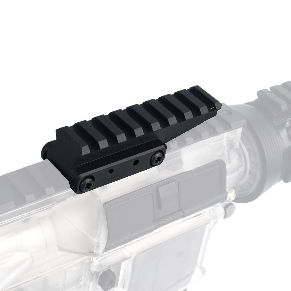 AIM-O SLITTA IN METALLO DA 20mm 8 SLOT CON RIALZO NERA (AO9034-B)