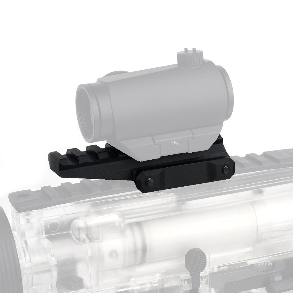 AIM-O SLITTA IN METALLO DA 20mm 8 SLOT CON RIALZO NERA (AO9034-B)