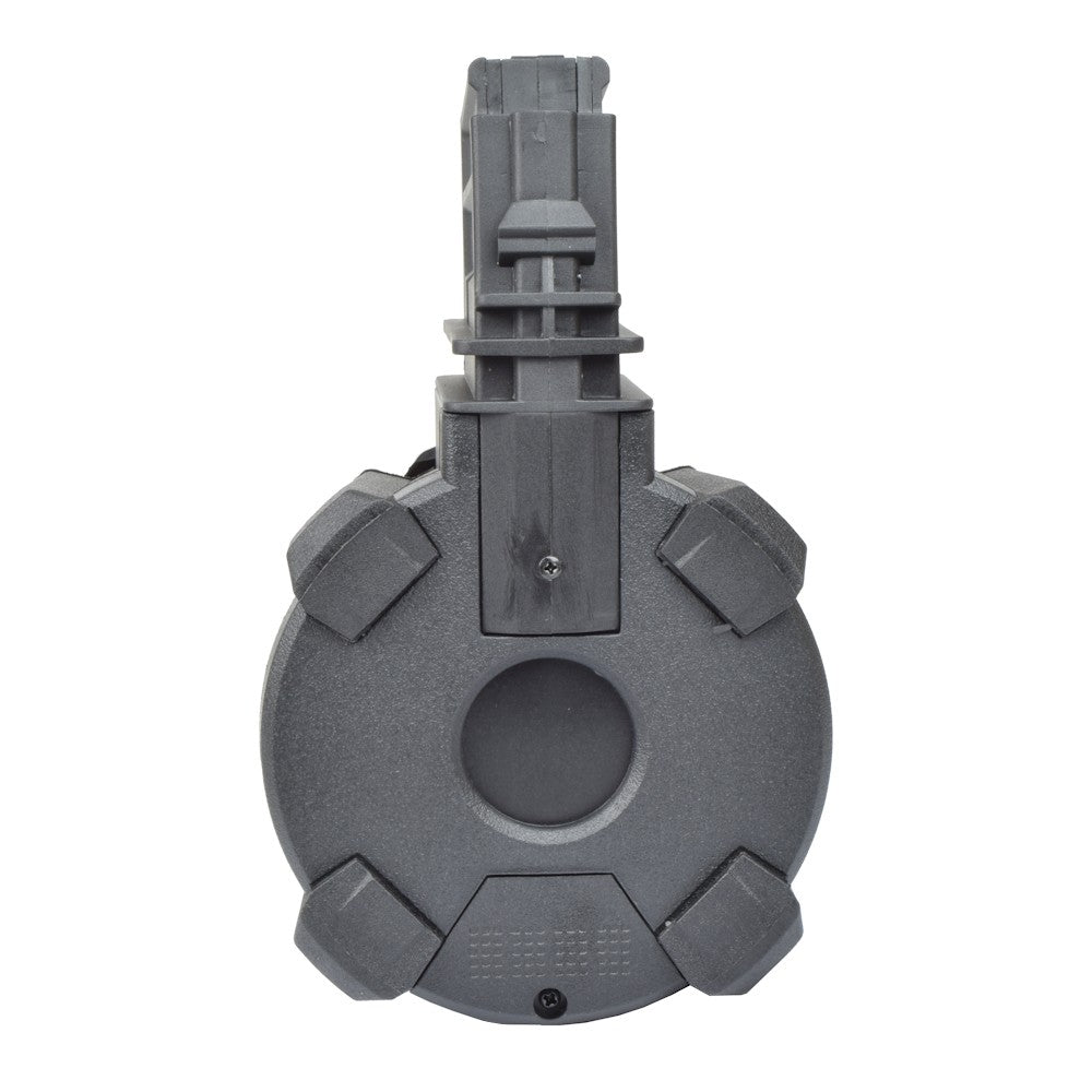 A&K CARICATORE DRUM ELETTRICO 1200 COLPI PER SERIE G36 NERO (B90-2C BK)