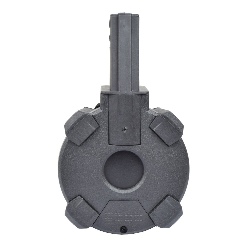 A&K CARICATORE DRUM  ELETTRICO DA 1200 COLPI PER SERIE M4 / M15 NERO (B90-1C BK)