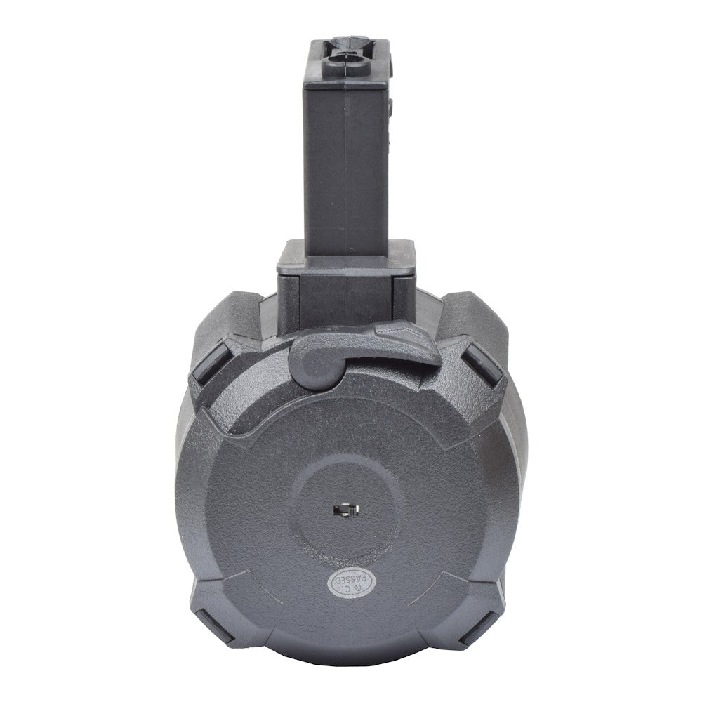 A&K CARICATORE DRUM  ELETTRICO DA 1200 COLPI PER SERIE M4 / M15 NERO (B90-1C BK)
